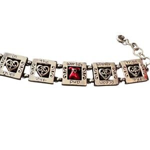 Brighton Silver Tone Inspirational Bracelet
